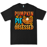 Black Pumpkin pie obsessed Premium Tee - Artiststas