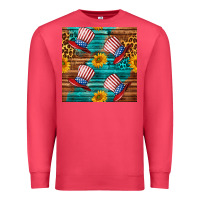 Cardinal celebrity hat with leopard Premium Sweatshirt - BundleAndBundleShop