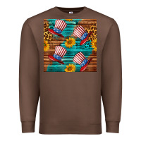 Chestnut celebrity hat with leopard Premium Sweatshirt - BundleAndBundleShop