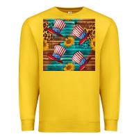Lemon celebrity hat with leopard Premium Sweatshirt - BundleAndBundleShop