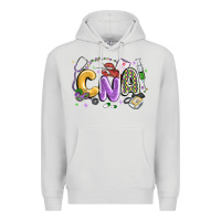 Dove Grey cna mardi gras Premium Hoodie - MaliasSmallBusiness