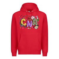 Red cna mardi gras Premium Hoodie - MaliasSmallBusiness