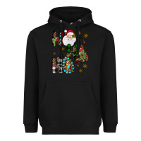 Black ho ho ho Heavyweight Hoodie - JahusDesignShop