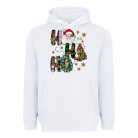 White ho ho ho Heavyweight Hoodie - JahusDesignShop