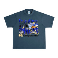 Midnight Navy im just here for the snacks volleyball brother Urban Heavy Tee - Zillion Design Studio