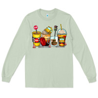 Matcha bus driver coffee cups Long Sleeve Tee - Zillion Design Studio