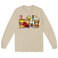 Mushroom bus driver coffee cups Long Sleeve Tee - Zillion Design Studio