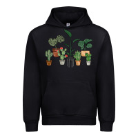 Black just one more plant Urban Hoodie - MaliasSmallBusiness