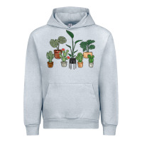 Heather Grey just one more plant Urban Hoodie - MaliasSmallBusiness