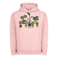 Pigment Salmon just one more plant Urban Hoodie - MaliasSmallBusiness