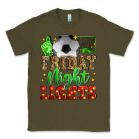 Army Green friday night lights soccer Classic Tee - Zillion Design Studio