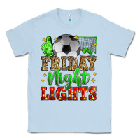 Dusty Blue friday night lights soccer Classic Tee - Zillion Design Studio