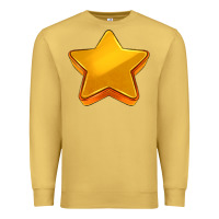 Antique Gold 3d golden stars Premium Sweatshirt - AdoDesignShop