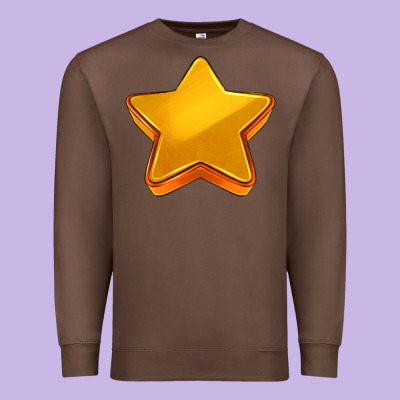 3d Golden Stars Premium Sweatshirt Designed By Adodesignshop