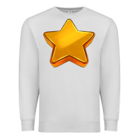 Dove Grey 3d golden stars Premium Sweatshirt - AdoDesignShop