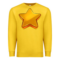 Lemon 3d golden stars Premium Sweatshirt - AdoDesignShop