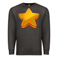 Smoke 3d golden stars Premium Sweatshirt - AdoDesignShop