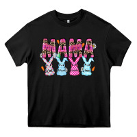 Black easter day mama Heavy Core Tee - CowhideDigitalArt