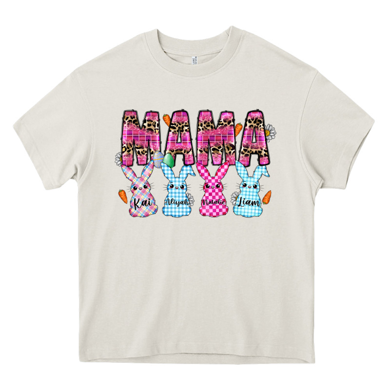 Easter Day Mama Heavy Core Tee by CowhideDigitalArt | Teevron