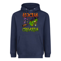Navy hocus croakus Heavyweight Hoodie - BundleAndBundleShop