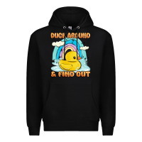 Black duck around and find out Premium Hoodie - MaliasSmallBusiness