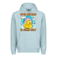 Blue Mist duck around and find out Premium Hoodie - MaliasSmallBusiness