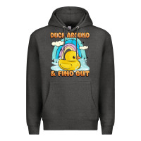 Charcoal Heather duck around and find out Premium Hoodie - MaliasSmallBusiness