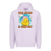 Lilac duck around and find out Premium Hoodie - MaliasSmallBusiness