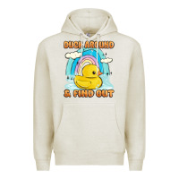 Oatmeal Heather duck around and find out Premium Hoodie - MaliasSmallBusiness