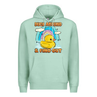 Seafoam duck around and find out Premium Hoodie - MaliasSmallBusiness