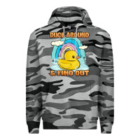 Slate Camo duck around and find out Premium Hoodie - MaliasSmallBusiness