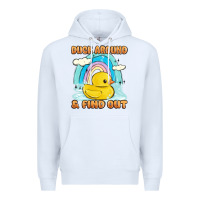 White duck around and find out Premium Hoodie - MaliasSmallBusiness