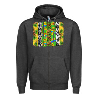 Charcoal Heather St. Patrick's Day brushstrokes Zipper Hoodie - Neo Western
