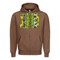 Chestnut St. Patrick's Day brushstrokes Zipper Hoodie - Neo Western