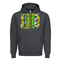 Smoke St. Patrick's Day brushstrokes Zipper Hoodie - Neo Western