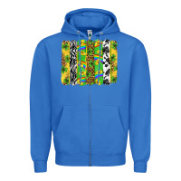 True Royal St. Patrick's Day brushstrokes Zipper Hoodie - Neo Western