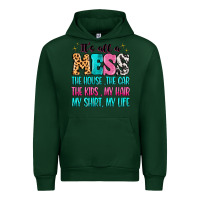 Forest Green It's all a mess the house the car Urban Hoodie - MaliasSmallBusiness