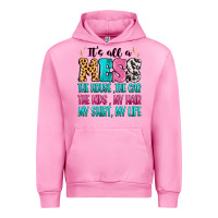 Fuchsia Pink It's all a mess the house the car Urban Hoodie - MaliasSmallBusiness