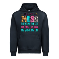 Navy It's all a mess the house the car Urban Hoodie - MaliasSmallBusiness