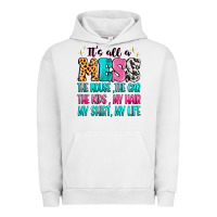 Pigment Lunar Rock It's all a mess the house the car Urban Hoodie - MaliasSmallBusiness