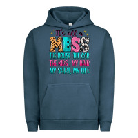 Pigment Midnight Navy It's all a mess the house the car Urban Hoodie - MaliasSmallBusiness