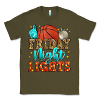 Army Green friday night lights basketball Classic Tee - Zillion Design Studio