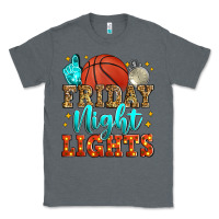 Charcoal Heather friday night lights basketball Classic Tee - Zillion Design Studio