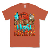 Copper friday night lights basketball Classic Tee - Zillion Design Studio