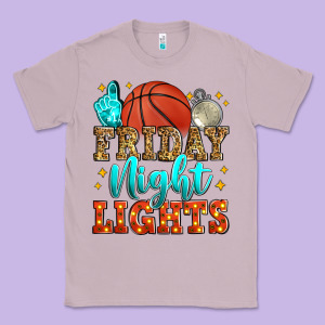 Friday Night Lights Basketball Classic Tee Designed By Zillion Design Studio