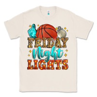 Natural friday night lights basketball Classic Tee - Zillion Design Studio