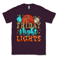 Plum friday night lights basketball Classic Tee - Zillion Design Studio