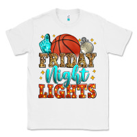 White friday night lights basketball Classic Tee - Zillion Design Studio