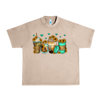 French Oak sunflowers coffee cups Urban Heavy Tee - Zillion Design Studio