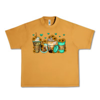 Peanut Butter sunflowers coffee cups Urban Heavy Tee - Zillion Design Studio
